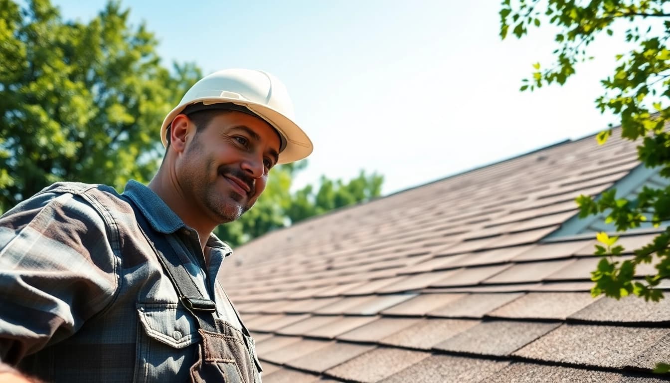 Inspecting a roof in South Jersey for quality and design improvements.