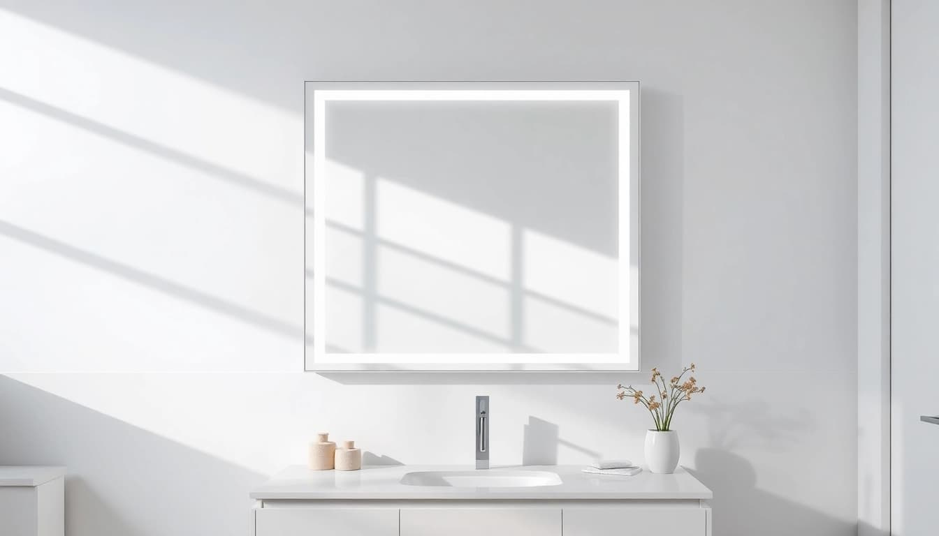 Enhance your space with an elegant led mirror that adds modern sophistication and style.