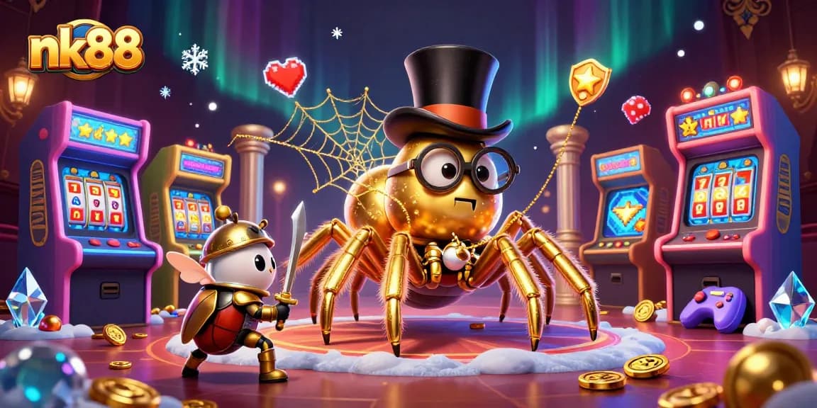Engage with thrilling gaming at nk88 while the golden tarantula weaves winning webs among casino jackpots.