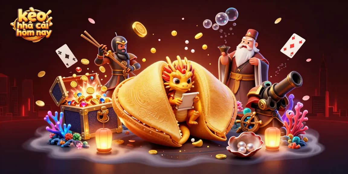 Engage with kèo nhà cái hôm nay through an exciting golden treasure adventure in a vibrant 3D scene.