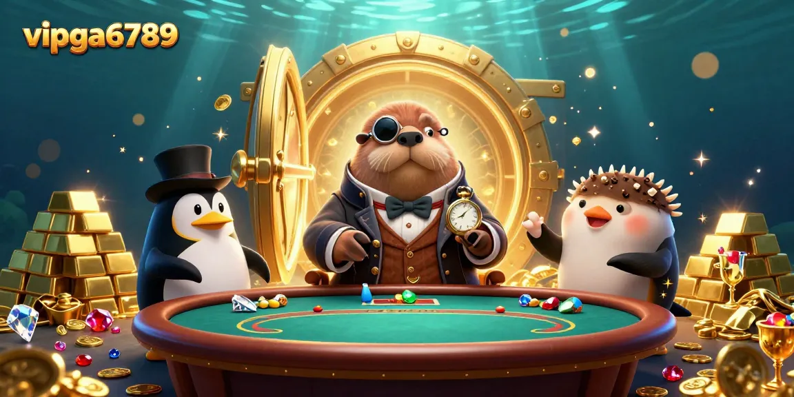 Raise your stakes at vipga6789 with thrilling poker battles featuring unique underwater characters.