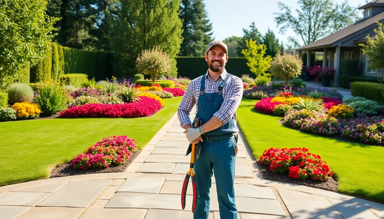 Landscaping contractor Walnut Creek enhancing a vibrant garden with beautiful flowers and lush greenery.
