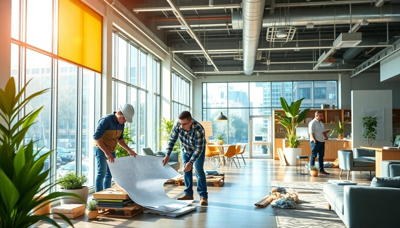 Commercial renovation company Austin revitalizing office spaces with modern design.