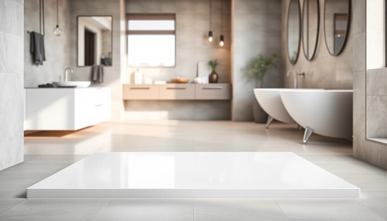 Showcase of a modern 800 x 800 shower base in an elegant bathroom design.
