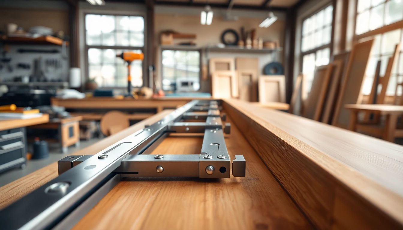 Drawer Slides Manufacturer showcasing precision mechanisms in a workshop setting.
