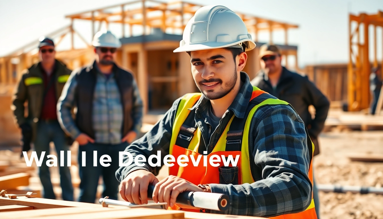 Engaging construction apprenticeship in progress, showcasing mentor guidance and skill development.