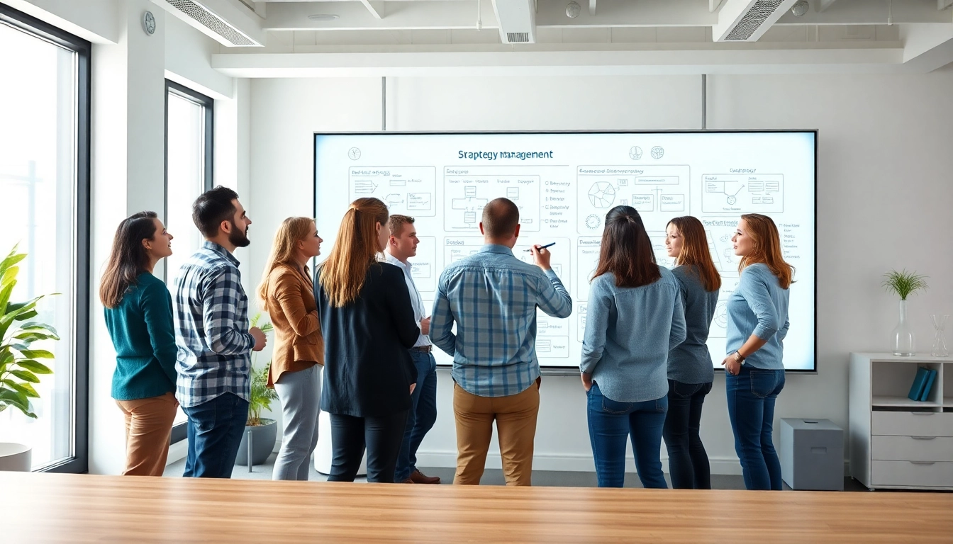Team engaging in Strategy Capture Management practices during a meeting to enhance productivity.