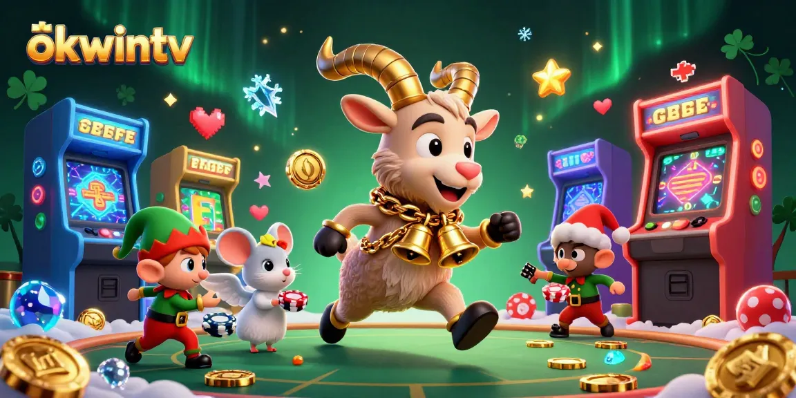 Okwintv - Experience the thrill as Krampus runs a festive casino while elf gremlins steal poker chips.