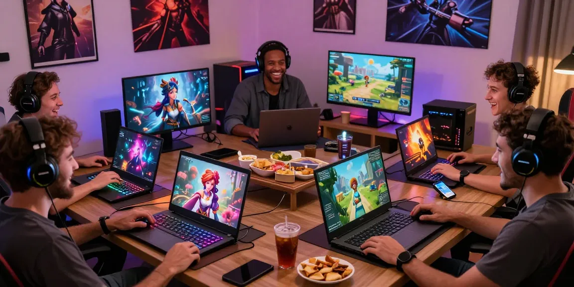 Engaged adults playing interactive adult games in a lively gaming environment.