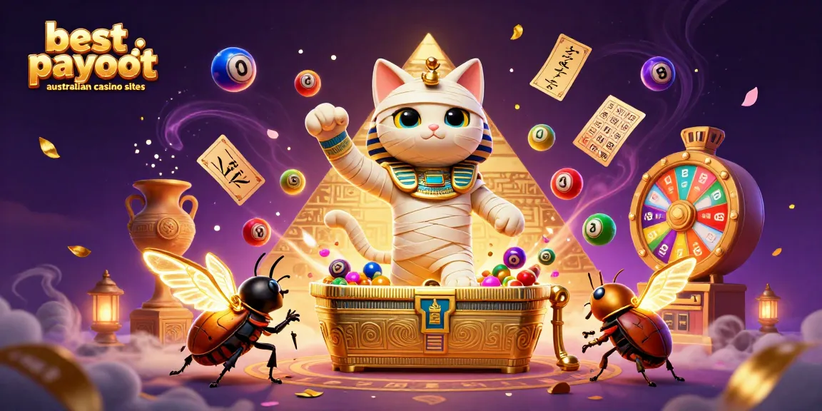 Experience the excitement of best payout Australian casino sites with vibrant 3D characters and gaming elements.